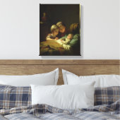 De drie zussen canvas afdruk (Insitu (Slaapkamer))