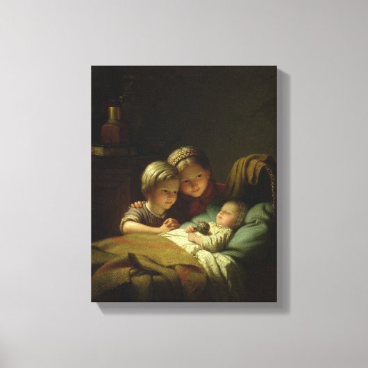 De drie zussen canvas afdruk (Voorkant)