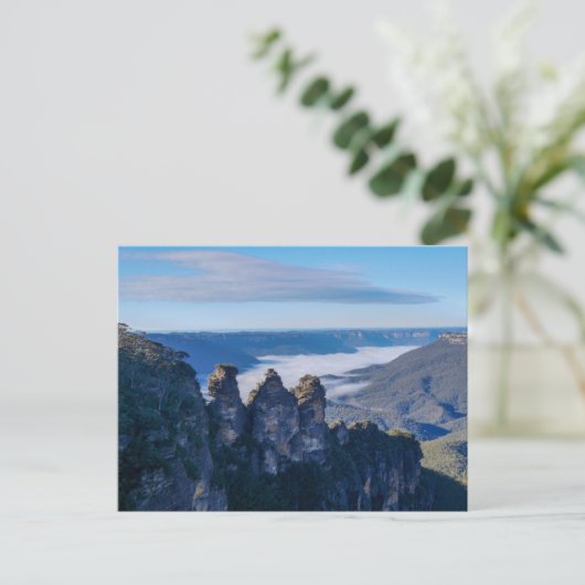 De drie zussen, de blauwe bergen - Briefkaart (Staand voorkant)