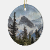 De drie zussen - de Canadese Rocky Mountains Keramisch Ornament (Links)