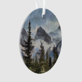 De drie zussen - de Canadese Rocky Mountains Ornament (voorkant)