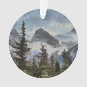 De drie zussen - de Canadese Rocky Mountains Ornament