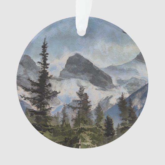 De drie zussen - de Canadese Rocky Mountains Ornament (voorkant)