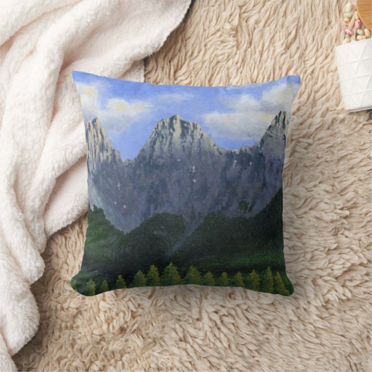 De drie zussen in Canmore, Alberta, Canada Kussen (Deken)