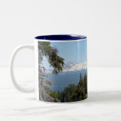 De drie zussen tweekleurige koffiemok (Links)