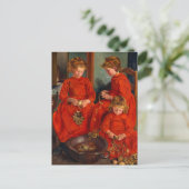 De drie zussen van Leon Frederic Feestdagenkaart (Staand voorkant)