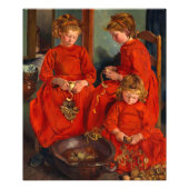 De drie zussen van Leon Frederic Foto Afdruk (Voorkant)