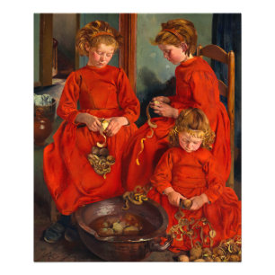 De drie zussen van Leon Frederic Foto Afdruk