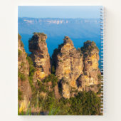 De Drie Zusters, Blauwe Bergen Australië, Goud Notitieboek (Achterkant)