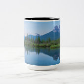 De Drie Zusters in het berglandschap Tweekleurige Koffiemok (Center)