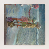 De drie zusters op het strand door Joaquin Sorolla Legpuzzel (Horizontaal)