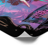 De Drie Zwaarden Tarot Kaart Witchy Poster (Hoek)