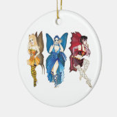 De driedaagse versiering keramisch ornament (Links)