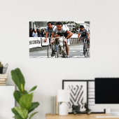 De driedubbele sprint Paris-Roubaix 1981 Poster (Thuiskantoor)