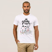 De driehoekige koning t-shirt (Voorkant volledig)