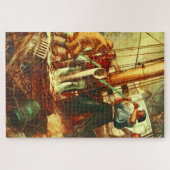 "De driehoekige schoener Ada Barker" Legpuzzel (Horizontaal)