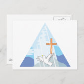 De drietriek - God de Vader Zoon en Heilige Geest Briefkaart (Voorkant / Achterkant)