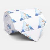 De drietriek - God de Vader Zoon en Heilige Geest Stropdas (Opgerold)