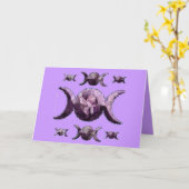 De drievoudige Kaart van de Maan (Gele Bloem)