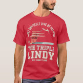 De drievoudige Lindy T-shirt (Voorkant)