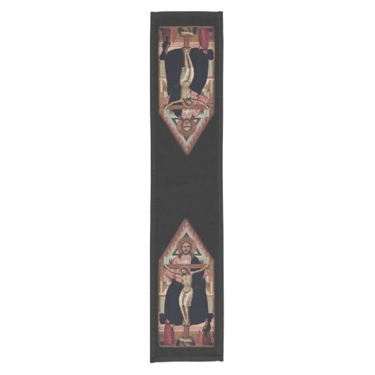"De Drievuldigheid" art table runner Korte Tafelloper (Voorkant)