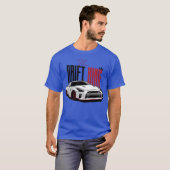 De Drift auto jongen retro T-shirt (Voorkant volledig)