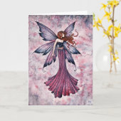 De Drifter Fairy Kaart Notecard van Molly Harrison (Gele Bloem)