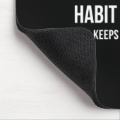 De drijfveer van de geboorte is wat u begint muismat (Hoek)