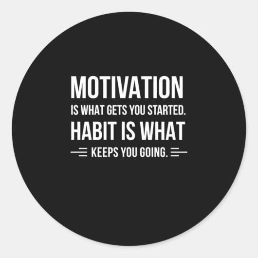 De drijfveer van de geboorte is wat u begint ronde sticker (Voorkant)