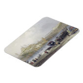 De drijvende brug, Istanbul, gegraveerd door J.C.  Magneet (Linkerzijde)