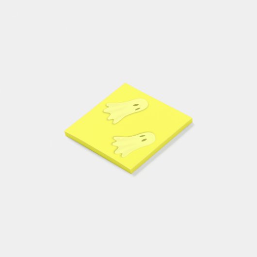 De drijvende gastheer- post-it® notes (Schuin)