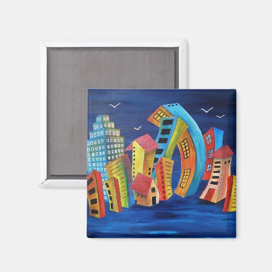 De drijvende-kommamagneet magneet (Voorkant / Achterkant)