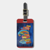 De drijvende stad bagagelabel (Voorkant verticaal)