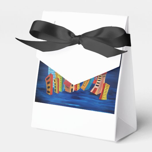 De drijvende stad bedankdoosjes (Voorkant Zijde)