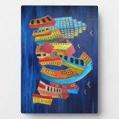 De drijvende stad fotoplaat (voorkant)