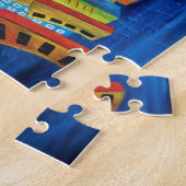 De drijvende stad legpuzzel (Zijkant)