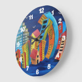 De drijvende stadsklok grote klok (Hoek)