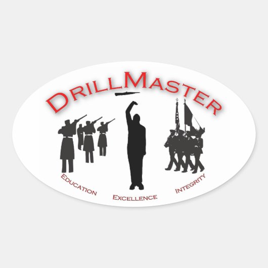 De DrillMaster Sticker (Voorkant)