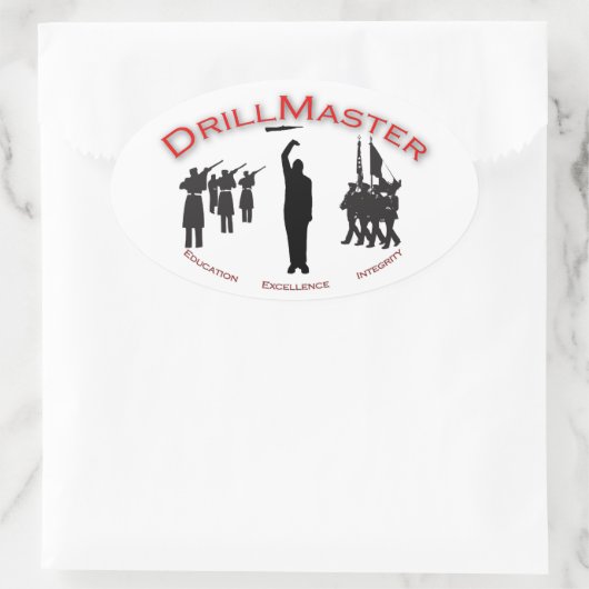 De DrillMaster Sticker (Tas)