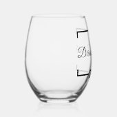 De drink drink papa vaderdag wijnglas zonder voet (Rechts)