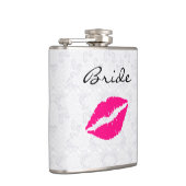 De Drink fles van Pink Lips Bride Heupfles (Rechts)