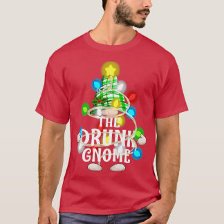 De Drink Gnome Kerst Bijpassende Familie Shirt