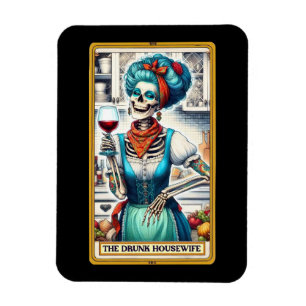 De Drink huisvrouw Tarot Kaart magneet