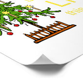 De drink kerstboom niet de enige die Lit is Poster (Hoek)