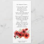 De DRINK menukaart Scarlet Petal Serenade (Achterkant)