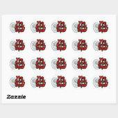 De Drink Squad Ronde Sticker (Vel)