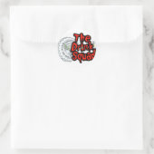 De Drink Squad Ronde Sticker (Tas)