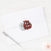 De Drink Squad Ronde Sticker (Envelop)