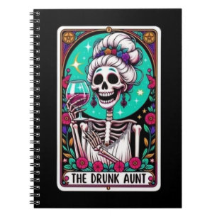 De Drink tante Tarot Kaart Notitieboek Collectie