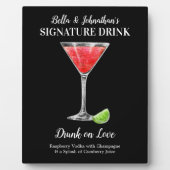De Drink van de Berry PERSONALIZE DEZE Drink Plaqu Fotoplaat (Voorkant)